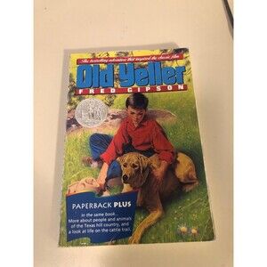 Old Yeller Paperback Chapter Book By Fred Gipson